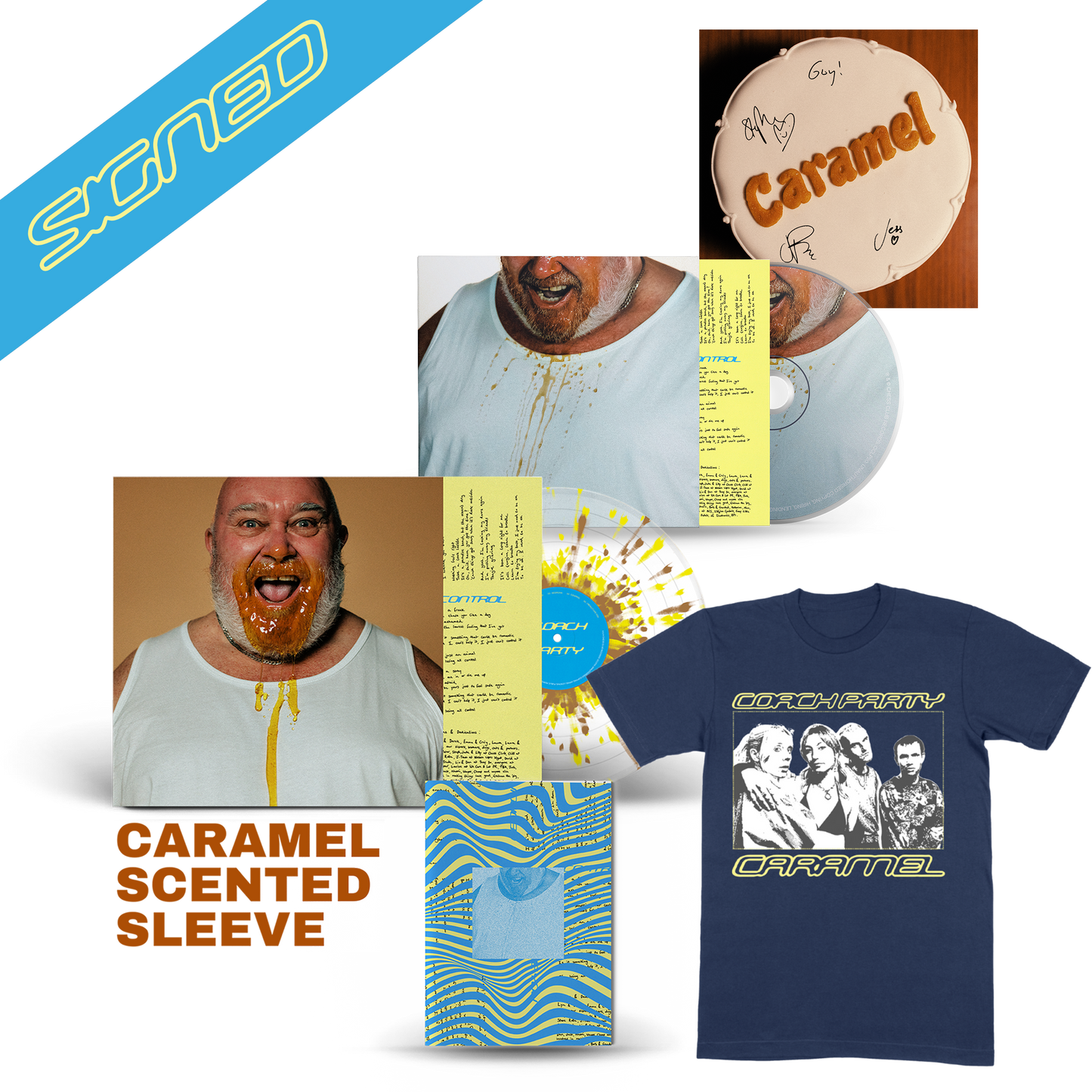 Caramel Vinyl + CD + T-Shirt Bundle